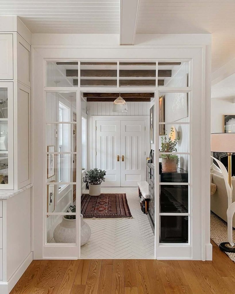 11. Framed Elegance with Architectural Glasswork