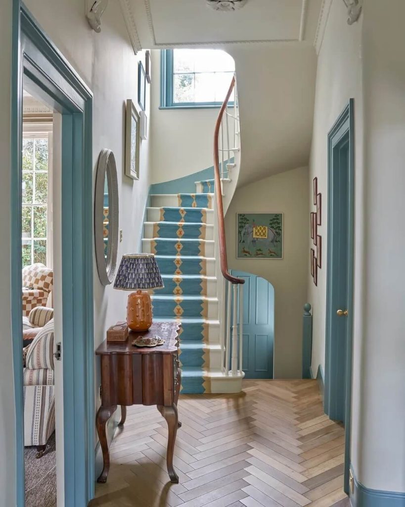 13. Eclectic Color with Heritage Flair