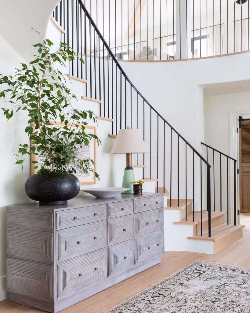 18. Statement Console with Architectural Lines