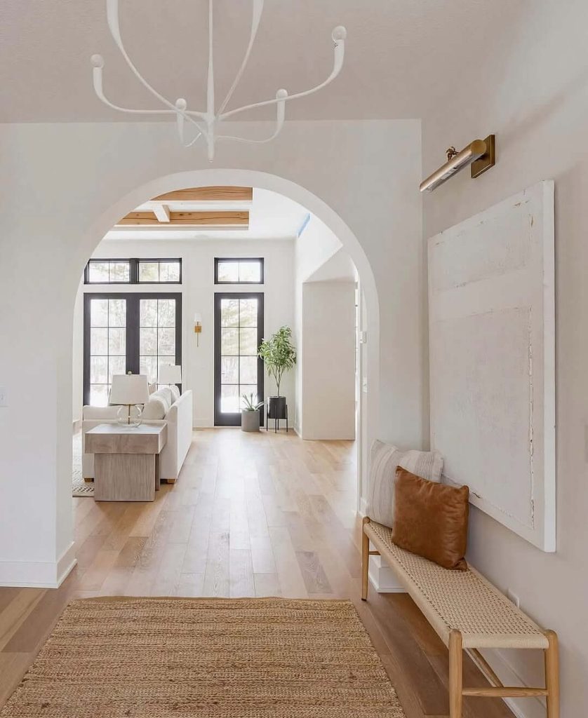 8. Airy Arches and Scandinavian Simplicity