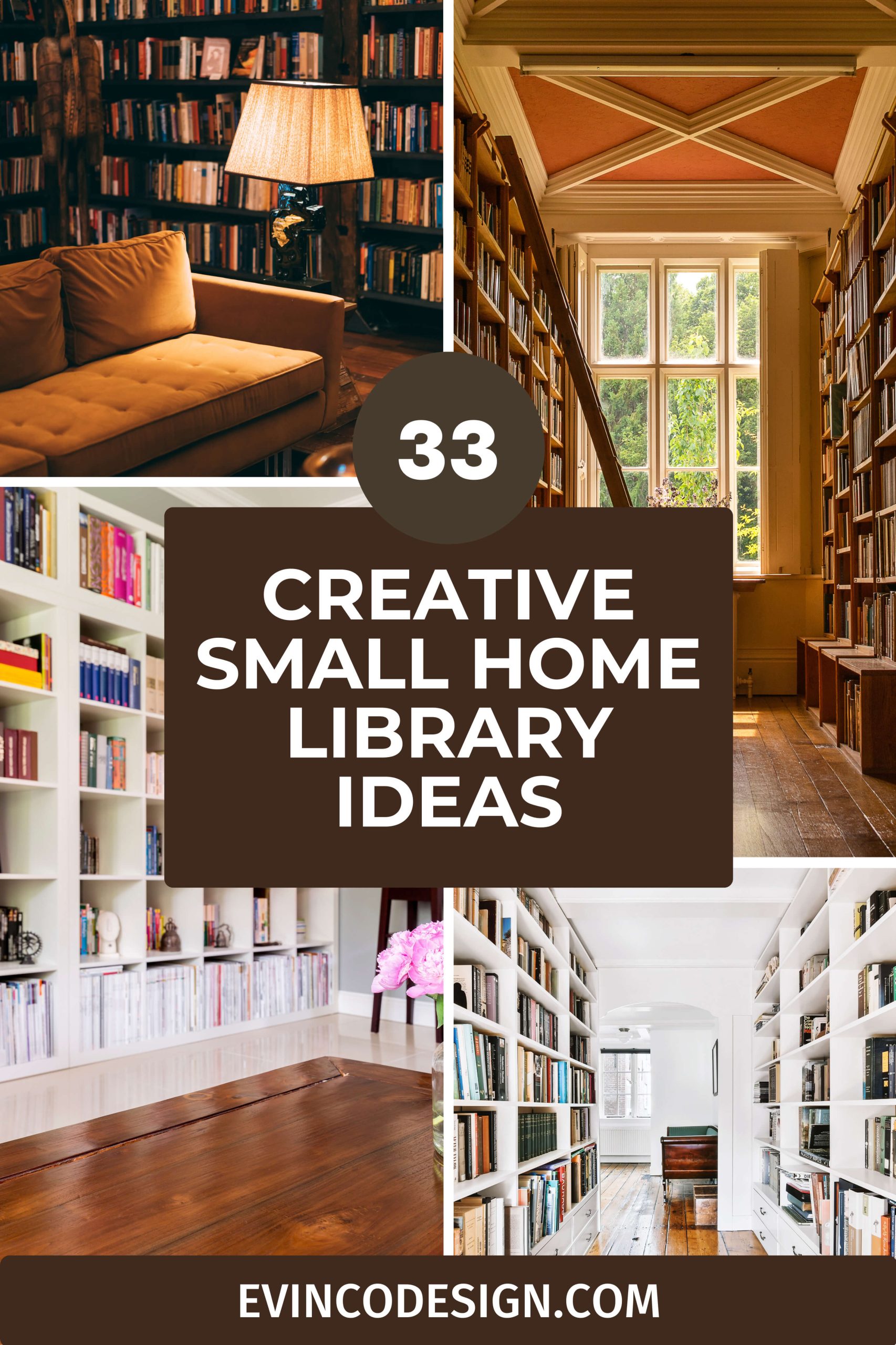 Creative Small Home Library Ideas