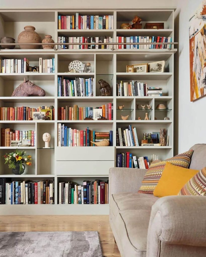 Library Nook with Curated Decor