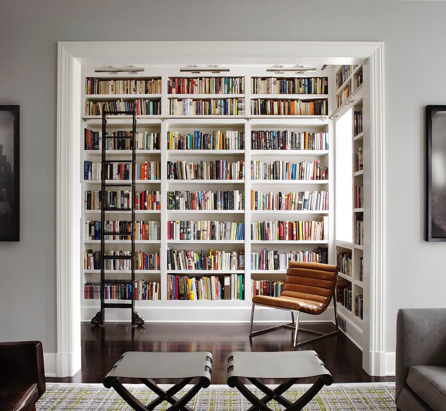 Modern Minimalist Book Wall