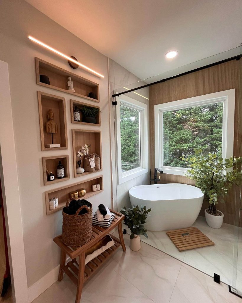 Tranquil Spa-Like Boho Bathroom