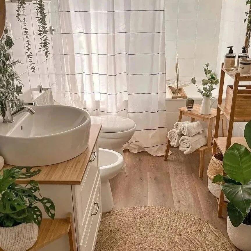 Botanical Bliss Boho Bathroom