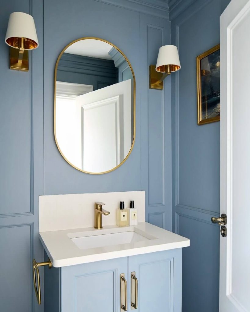 17. Minimalist Luxe in Matte Blue
