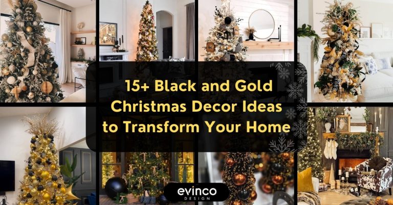 Black and Gold Christmas Decor Ideas