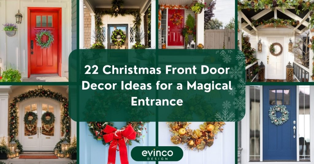 Christmas Front Door Decor Ideas