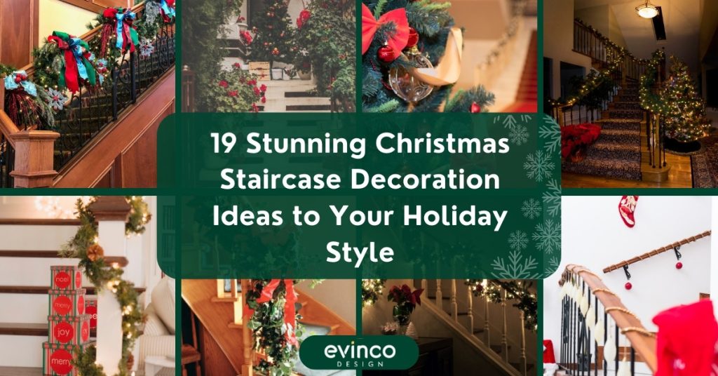 Christmas Staircase Decoration