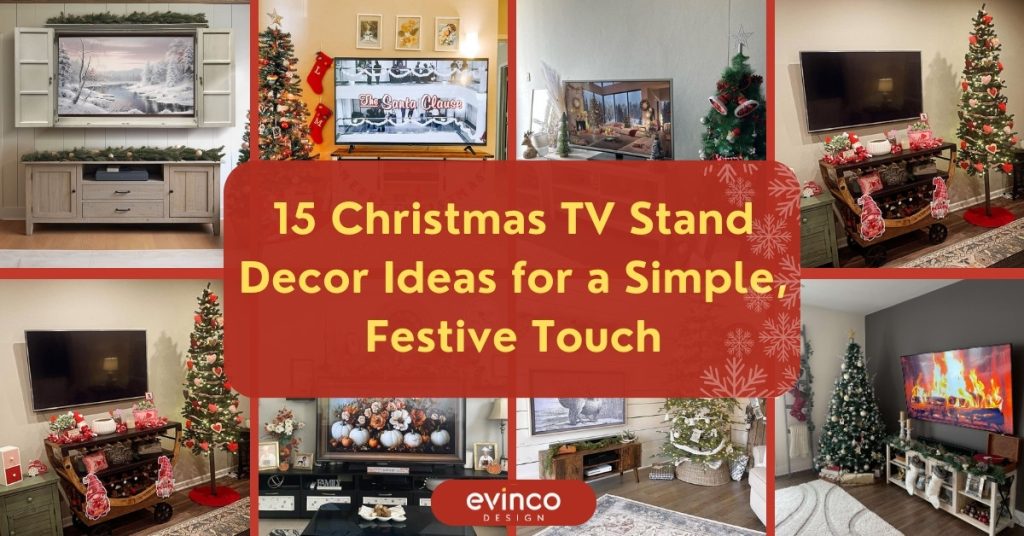 Christmas TV Stand Decor Ideas