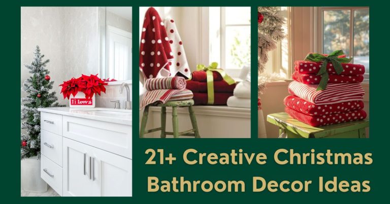 Creative Christmas Bathroom Decor Ideas