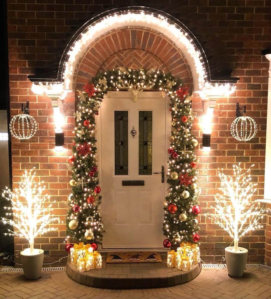 Festive Archway Lighting and Decor