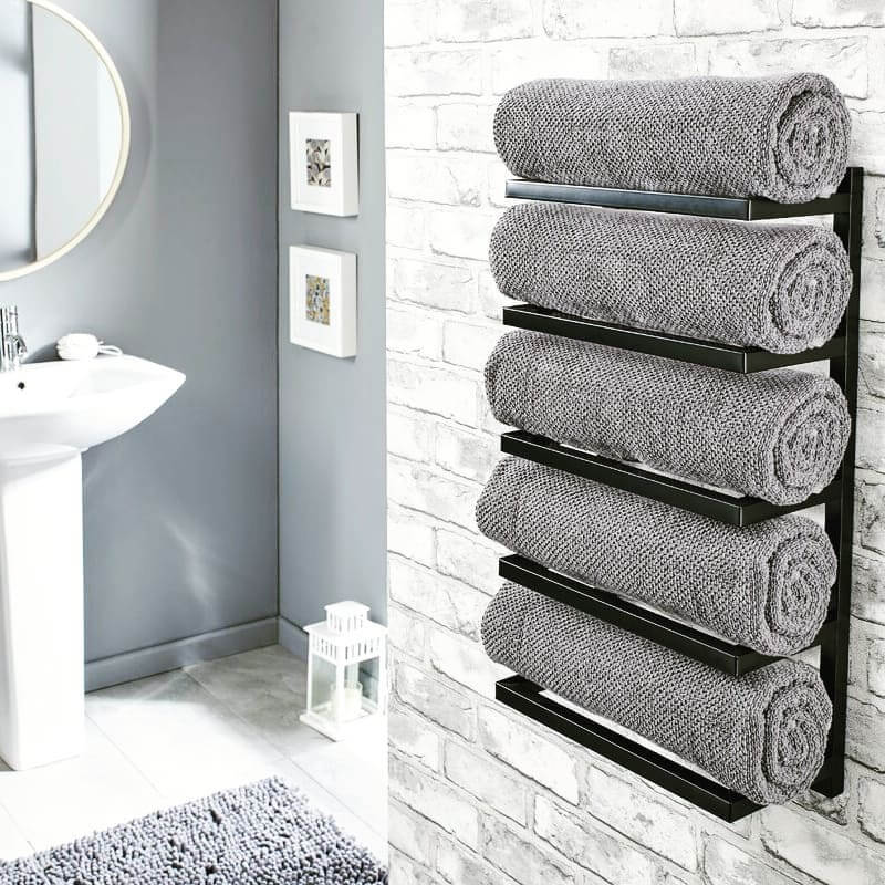 Modern Vertical Towel Storage Rack