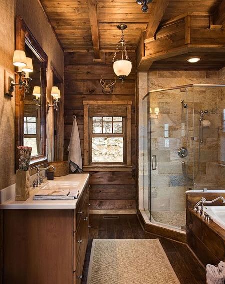 Rustic Luxury with a Stone and Wood Fusion