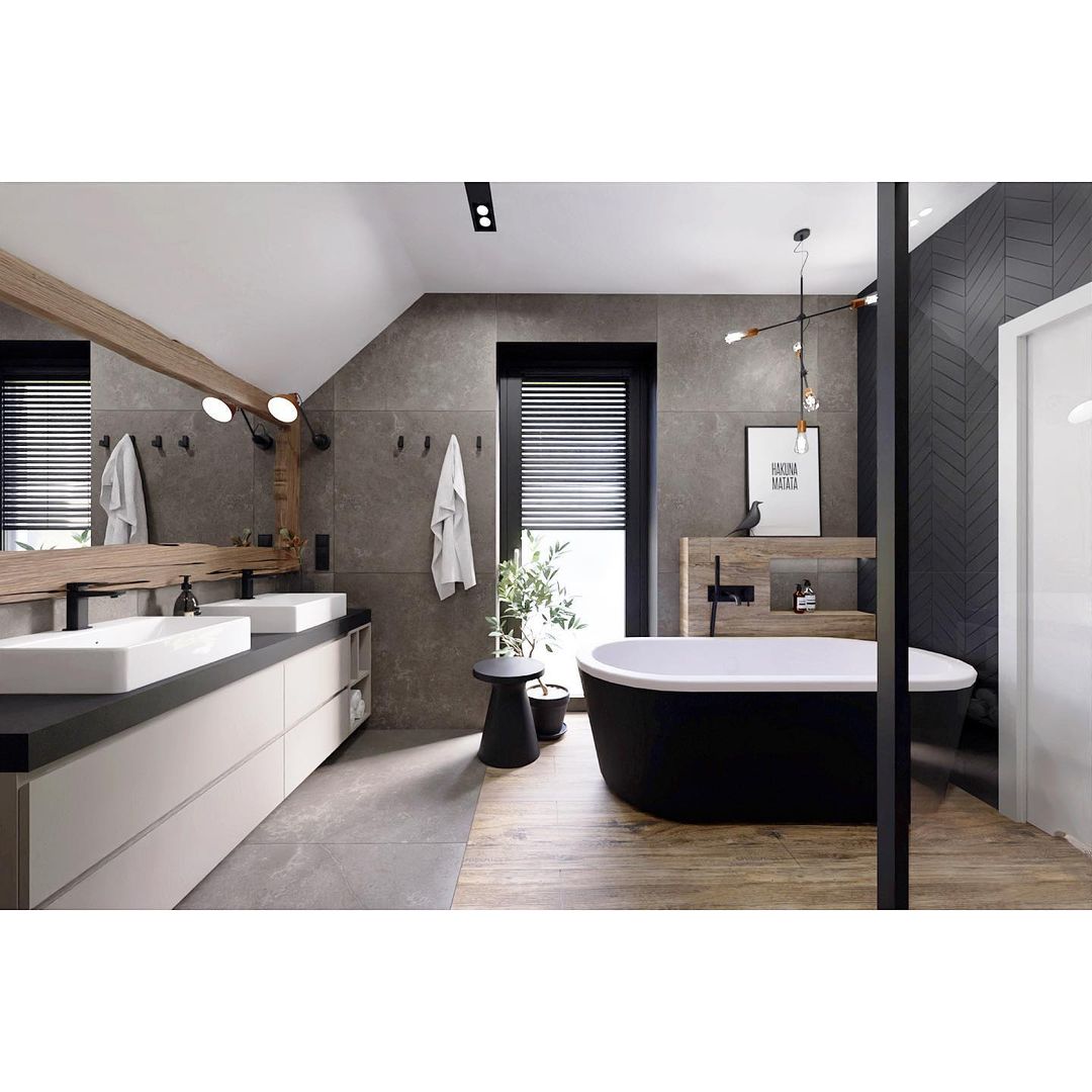 33+ Inspiring Industrial Bathroom Ideas for a Bold Modern Look - Evinco Design