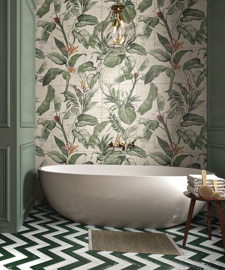 Tropical Vibes with Bold Tile Patterns