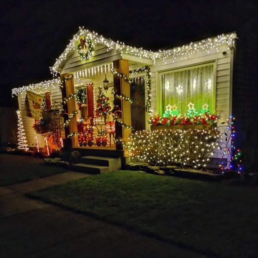 Vibrant Christmas Lights Display