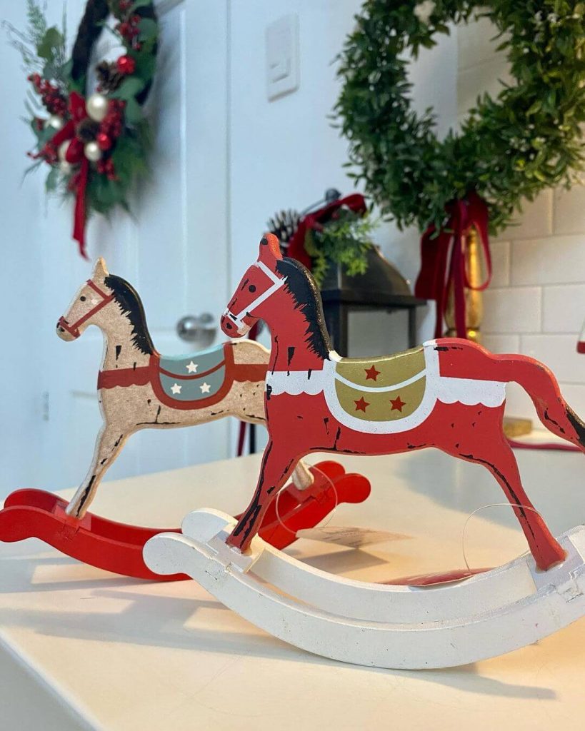 Vintage Christmas Rocking Horses