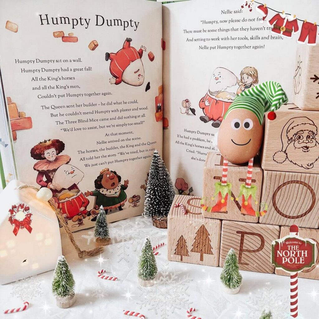 Whimsical Christmas Storytime Display