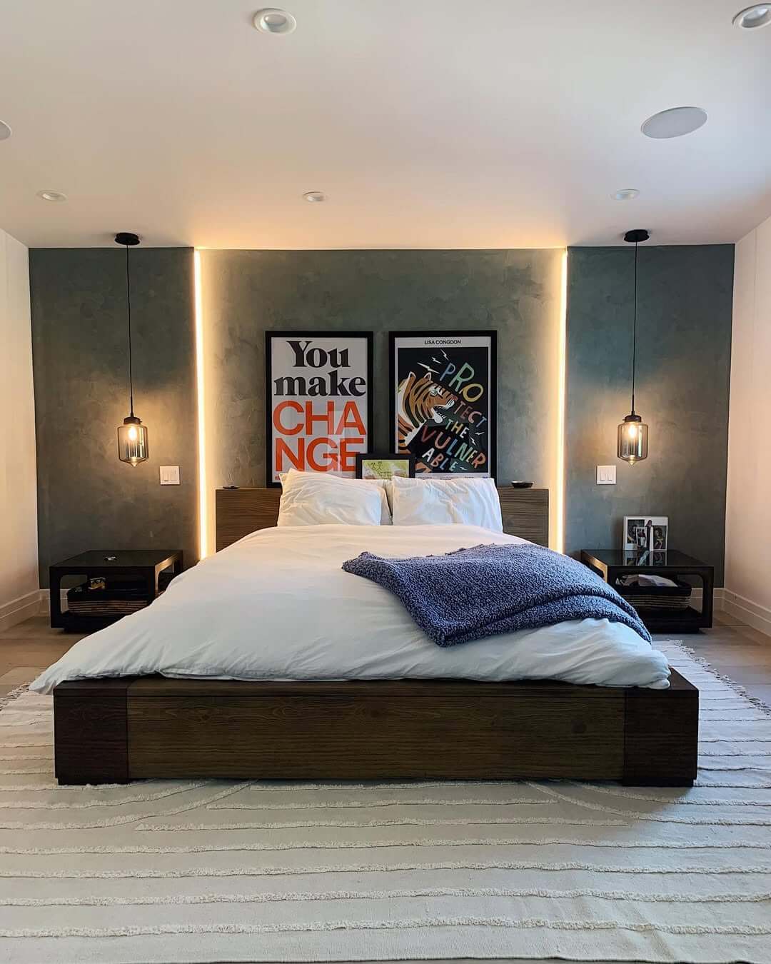 29+ Elegant Bedroom Accent Wall Ideas That Feel Timeless - Evinco Design