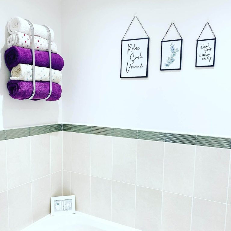 23+ Trendy Bathroom Towel Rack Ideas Using Wood, Metal, and More ...