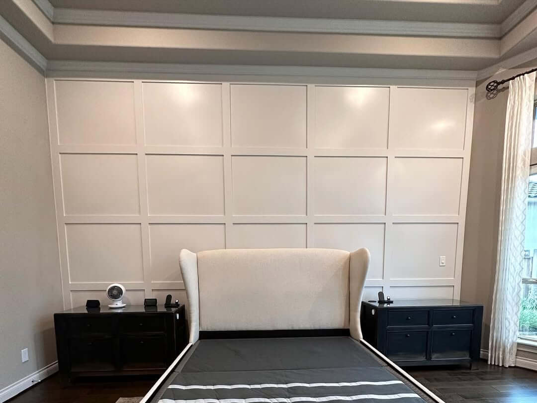 29+ Elegant Bedroom Accent Wall Ideas That Feel Timeless - Evinco Design