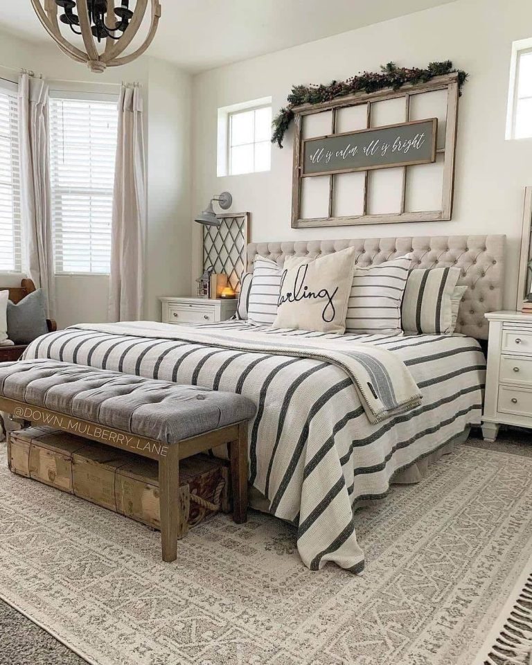 29 Modern Farmhouse Bedroom Ideas for a Contemporary Feel - Evinco Design
