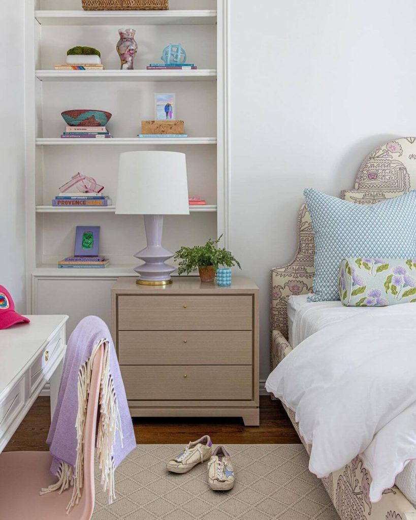 Chic and Feminine Kid's Room Decor