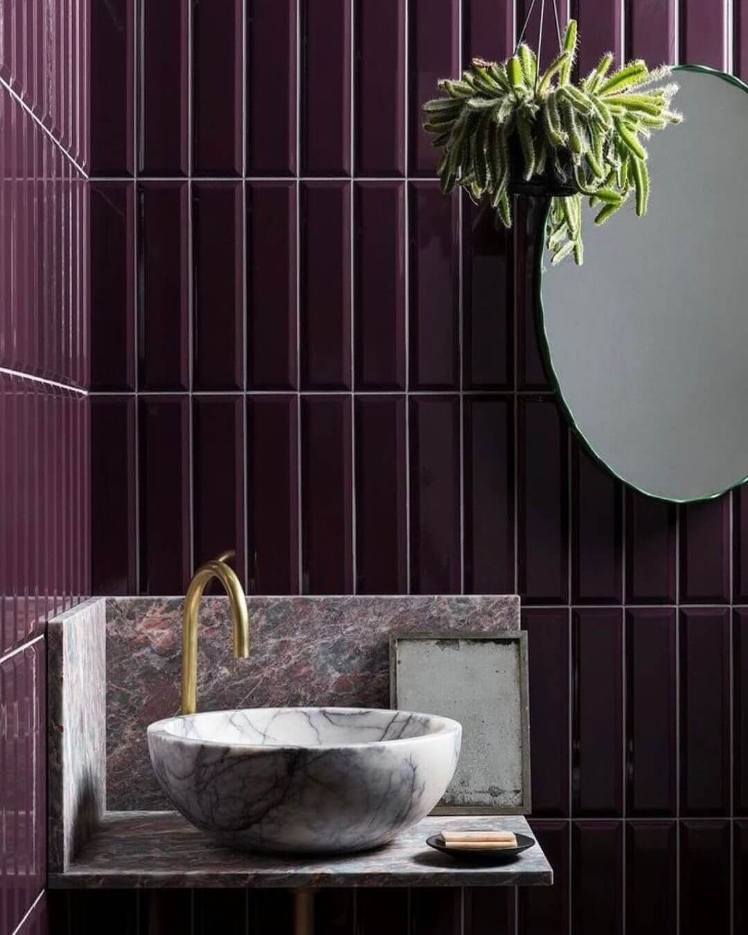 21+ Aesthetic Purple Bathroom Ideas for Every Style - Evinco Design