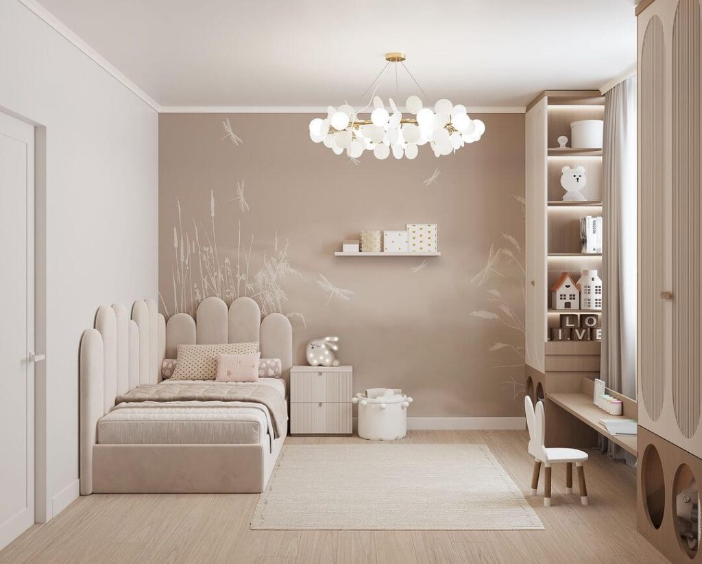 Elegant and Chic Kid's Room with Soft Neutrals