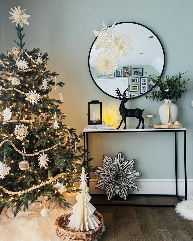 Minimalist Scandinavian Christmas Corner