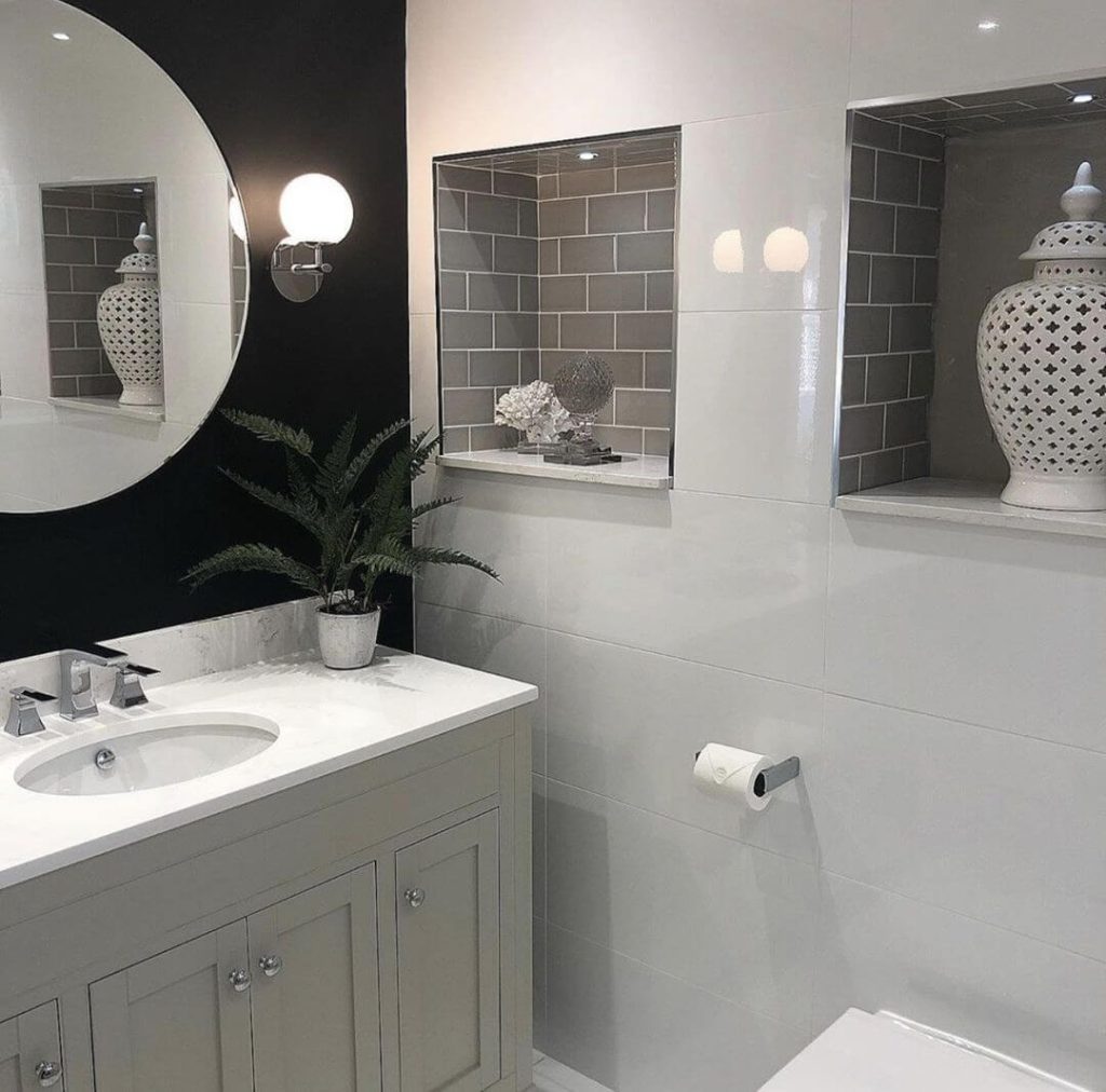 Minimalist Spa-Inspired Bathroom with Freestanding Tub