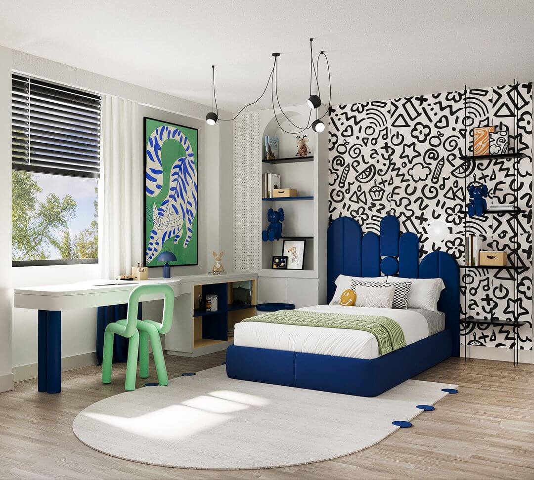26+ Fun and Functional Kid Bedroom Ideas - Evinco Design