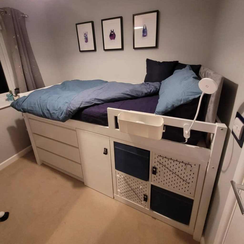 Multi-Functional Bed with Built-in Storage