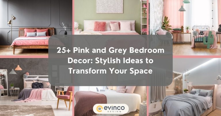 Pink and Grey Bedroom Decor