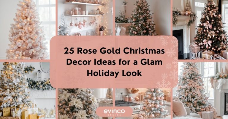 Rose Gold Christmas Decor Ideas