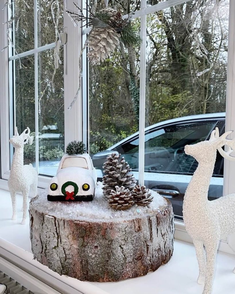 Rustic Woodland Christmas Display