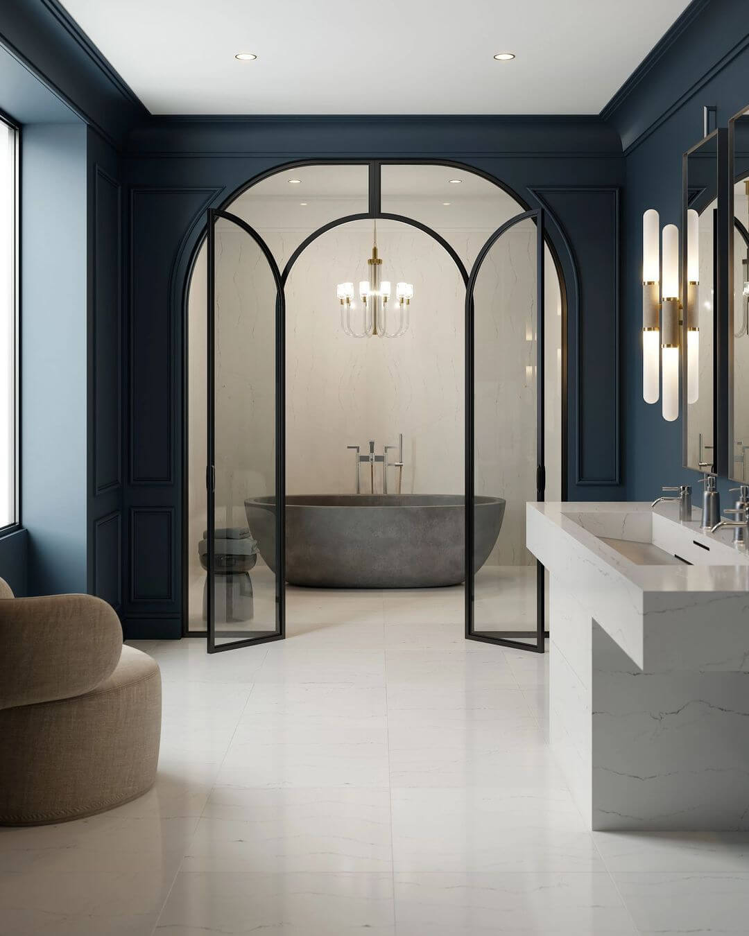 31+ Innovative Master Bathroom Ideas for a Modern, Relaxing Space ...
