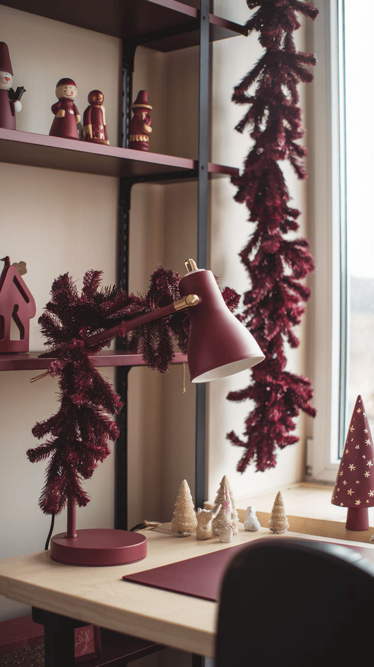 19+ Stunning Burgundy Christmas Decor Ideas to Transform Your Home