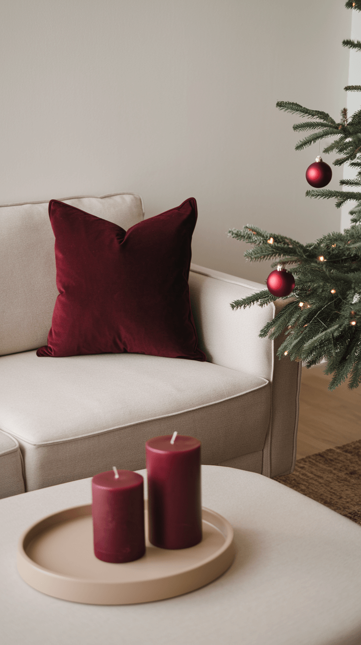 19+ Stunning Burgundy Christmas Decor Ideas to Transform Your Home