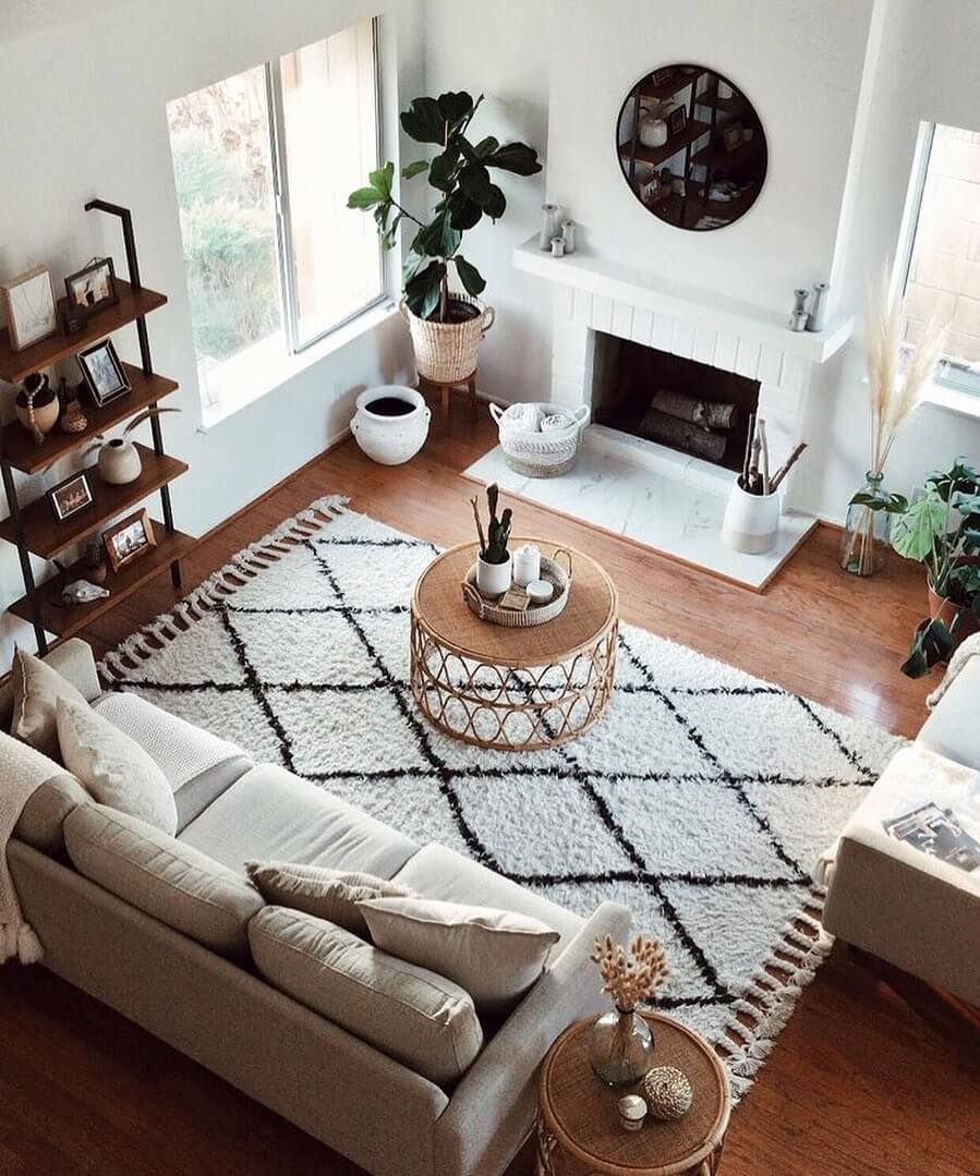 View of 31+ Farmhouse Living Room Ideas to Elevate Your Home’s Style