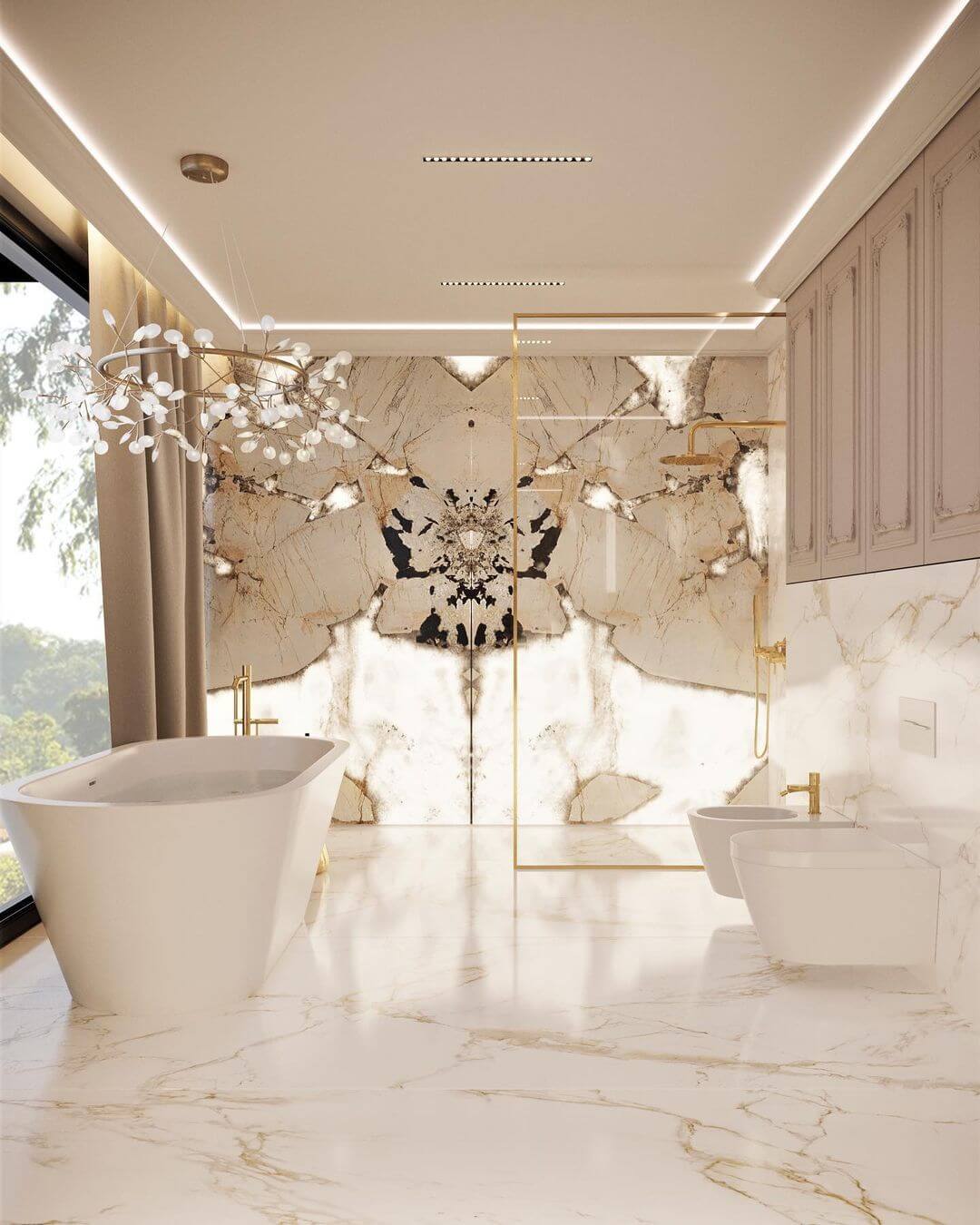 29+ Modern Chic: Luxury Bathroom Decor Ideas for Apartments - Evinco Design