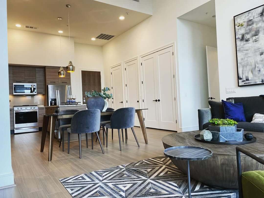 Stunning Chic Apartment Living Room Interior Design Ideas image
