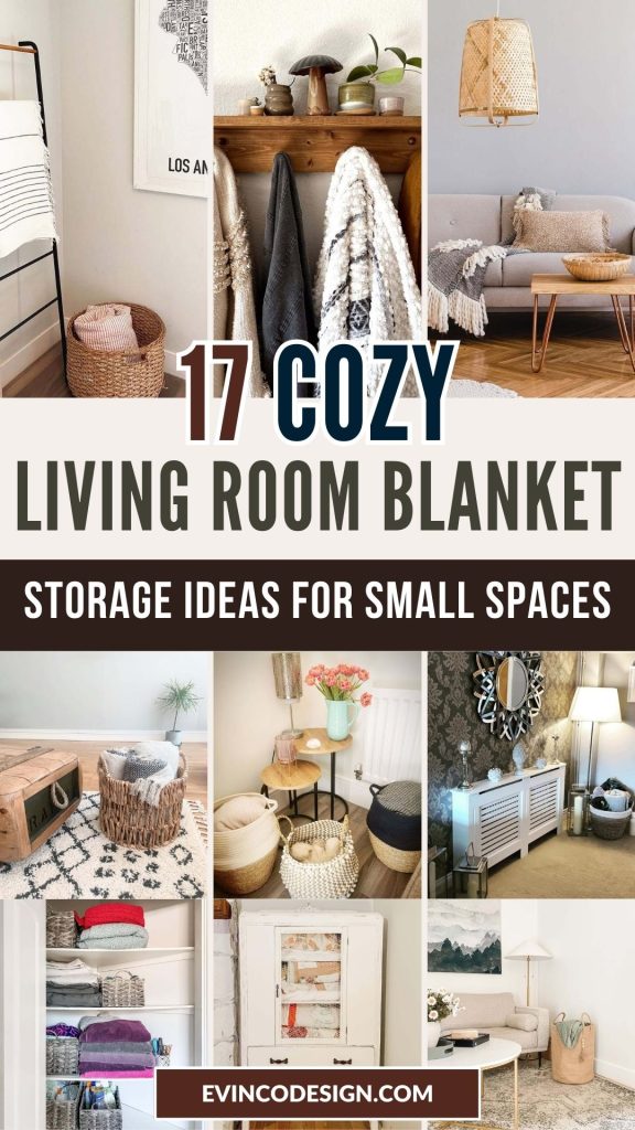 Cozy Living Room Blanket Storage Ideas for Easy Access