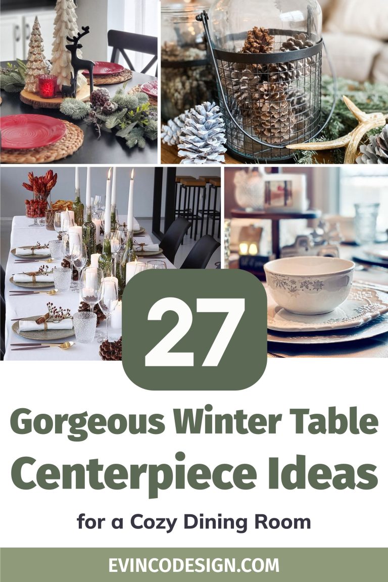 Gorgeous Winter Table Centerpiece Ideas for a Cozy Dining Room