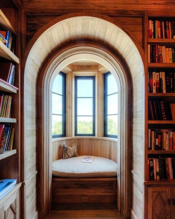 Rustic Arched Alcove Nook