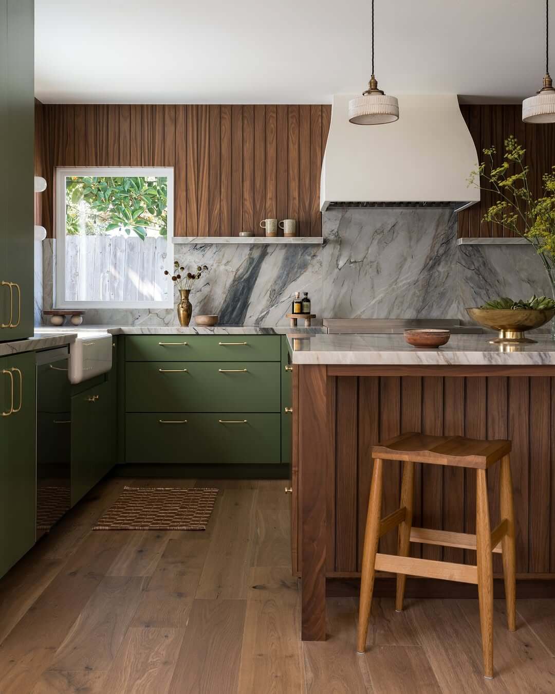 Image showcasing 40+ Green Kitchen Cabinet Ideas for a Fresh and Inviting Space