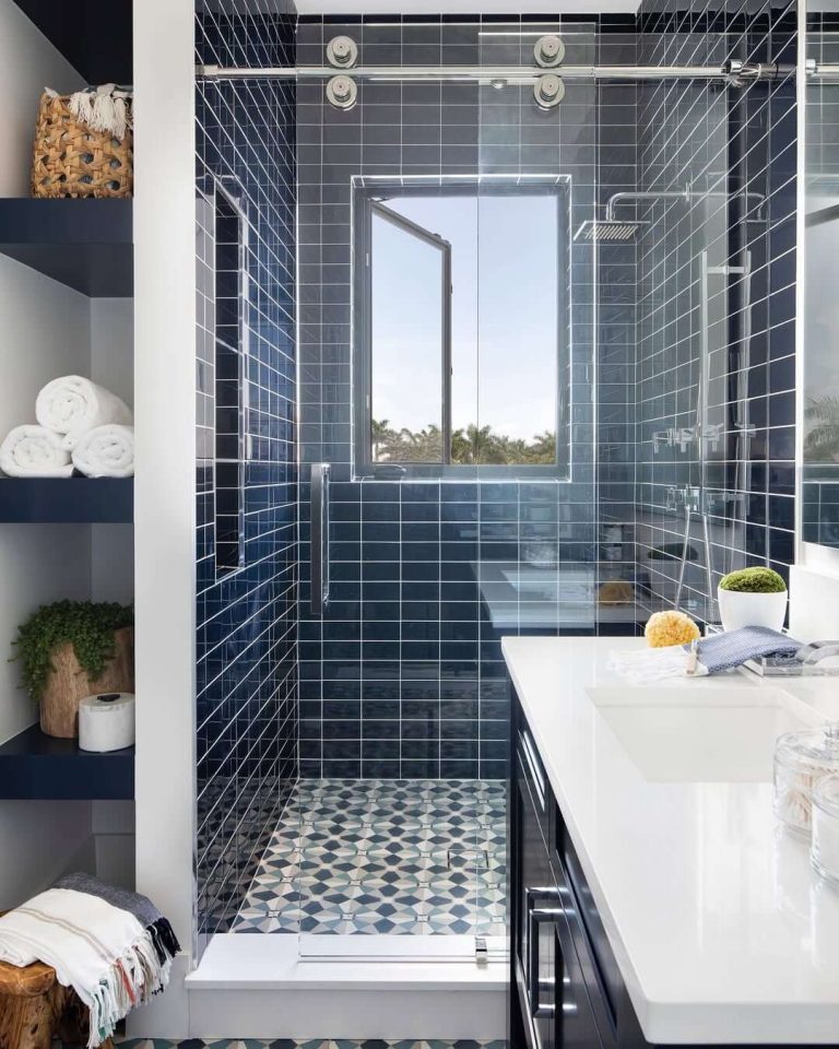 19+ Navy Bathroom Ideas for a Bold and Sophisticated Look