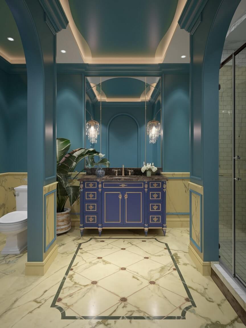 25+ Blue-Grey Bathroom Vanity Ideas to Refresh Your Space