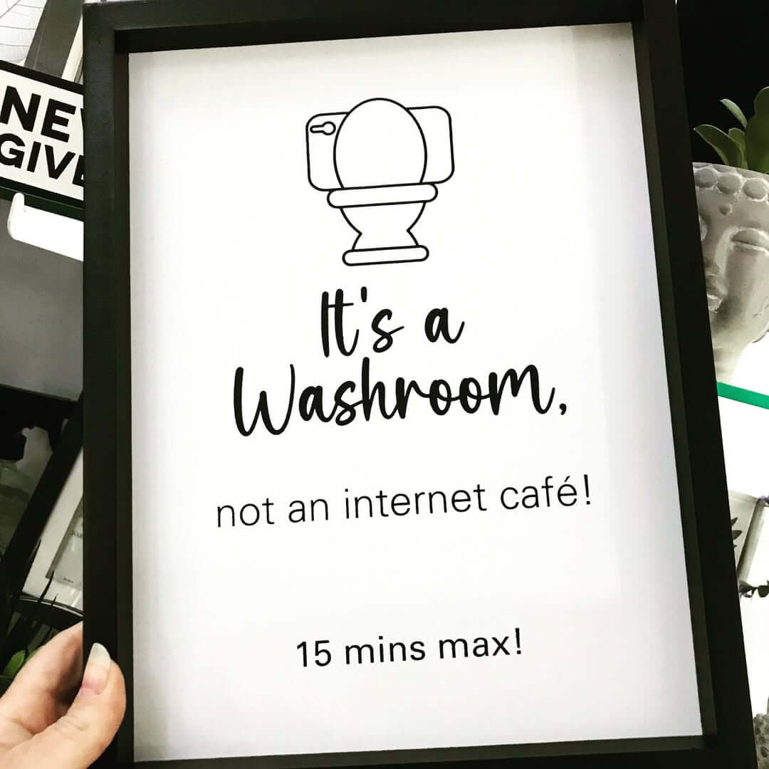 33+ Stylish Bathroom Decor Signs to Elevate Your Space